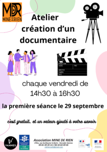 atelier qui débute le 29 septembre