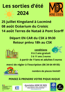 les sorties été 2024